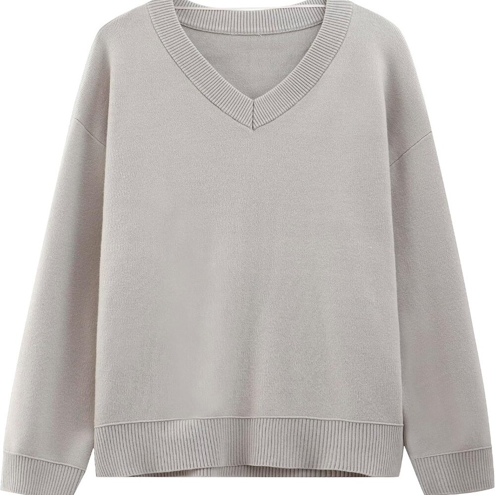 Women's Long Sleeve Crew Neck Cardigan Beige Small